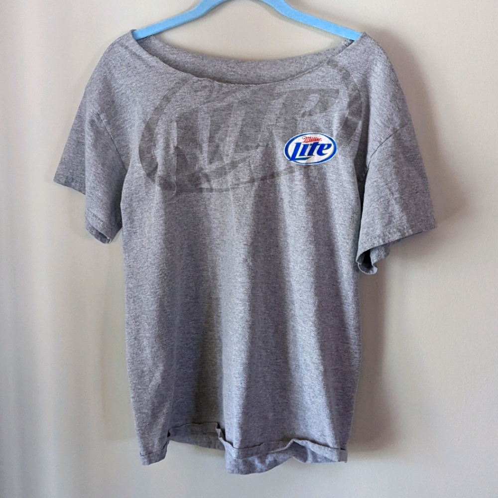 Cut Neck Miller Lite T-shirt